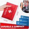 107-Piece Compact First Aid Kit for Home & Travel