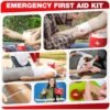 107-Piece Compact First Aid Kit for Home & Travel