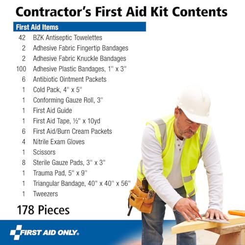 25-Person Contractor's First Aid Kit for Worksites