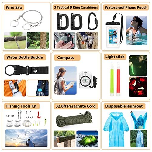 250-Piece Survival Kit with First Aid & Emergency Gear