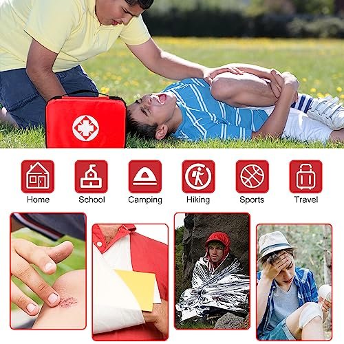 300PCS Portable First Aid Kit for Travel & Adventure