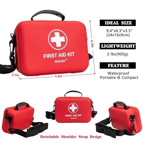 340-Piece Waterproof First Aid Kit for Any Emergency