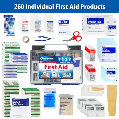 50-Person Emergency First Aid Kit – OSHA-Compliant & Versatile
