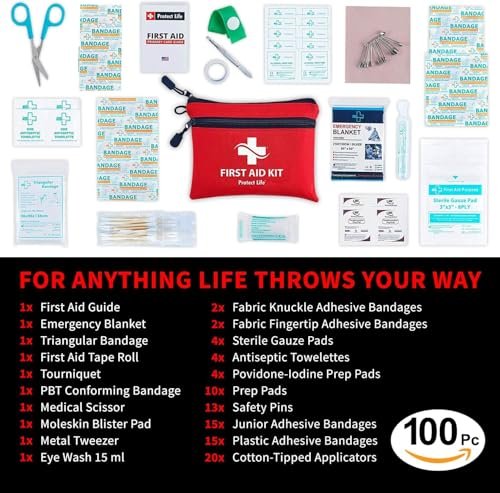 Compact First Aid Kit for Home, Travel & Adventure