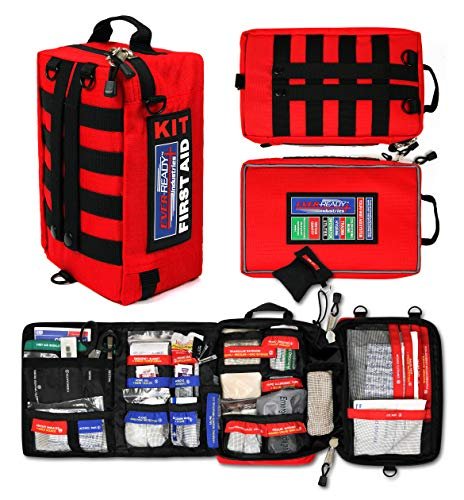 Comprehensive 240-Piece Trauma First Aid Kit & Travel Kit