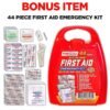 Comprehensive 240-Piece Trauma First Aid Kit & Travel Kit