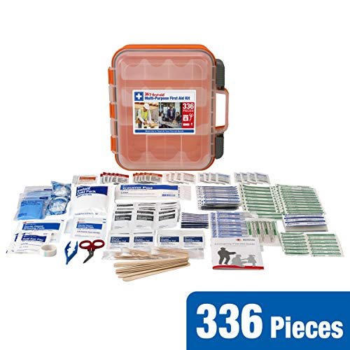 Comprehensive 336-Piece First Aid Kit in Durable Case