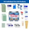 First Aid Only On-The-Go Kit: 105 Essential Supplies