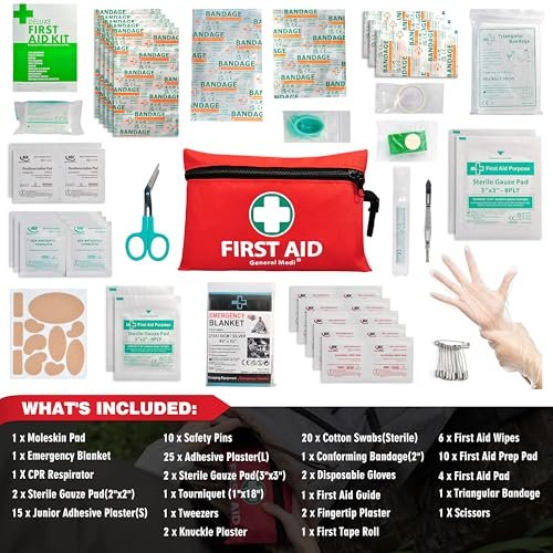 General Medi 110-Piece Mini First Aid Kit - Compact & Reliable