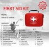 Ultimate 228-Piece Family First Aid Kit - Waterproof & Compact