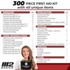 Ultimate 300-Piece First Aid Kit for Every Adventure!