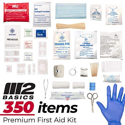 Ultimate 350-Piece Emergency First Aid Kit for All Needs