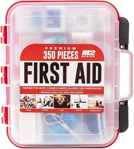 Ultimate 350-Piece Emergency First Aid Kit for All Needs