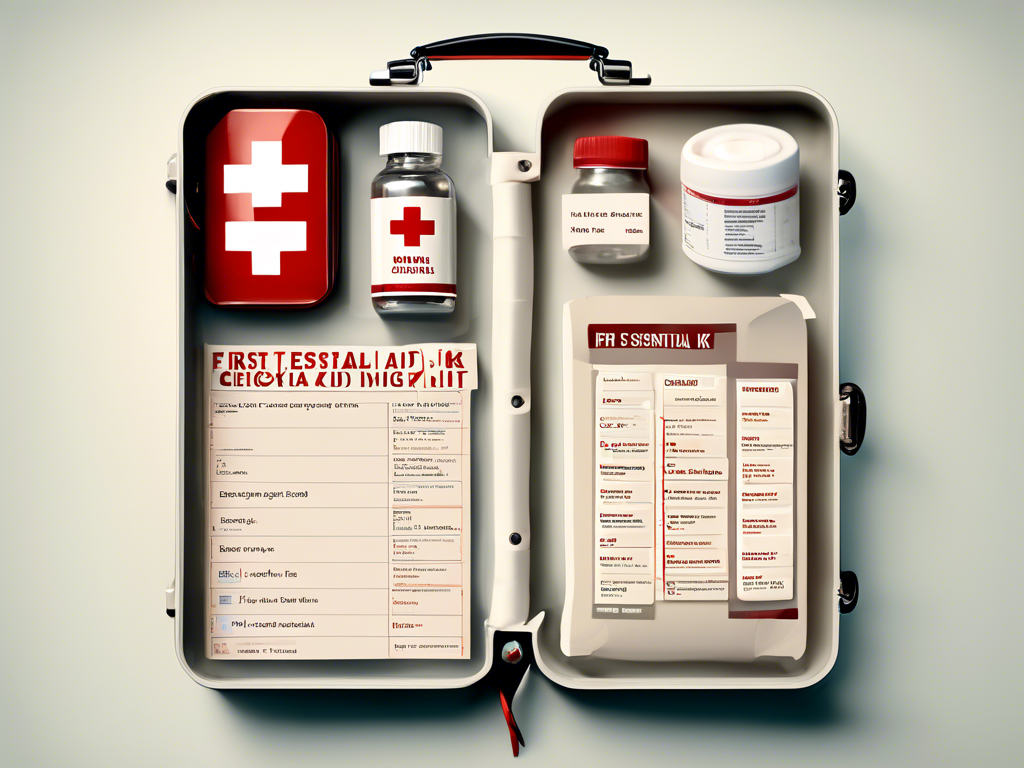 Essential First Aid Kit Checklist for Freshmen Living in Dorms