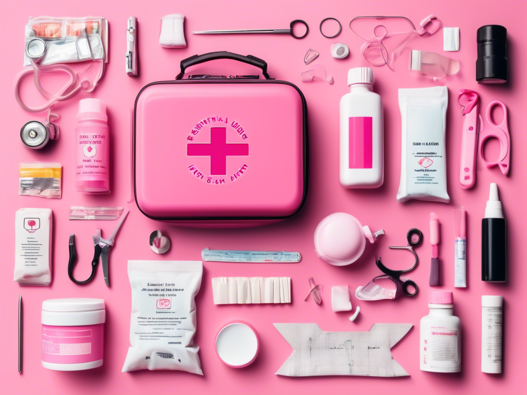 Essential Items You Should Include in Your Pink First Aid Kit